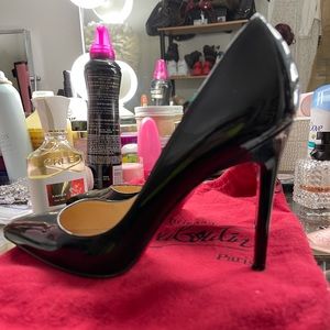 Pigalle Follies 100mm Patent Red Sole Pumps